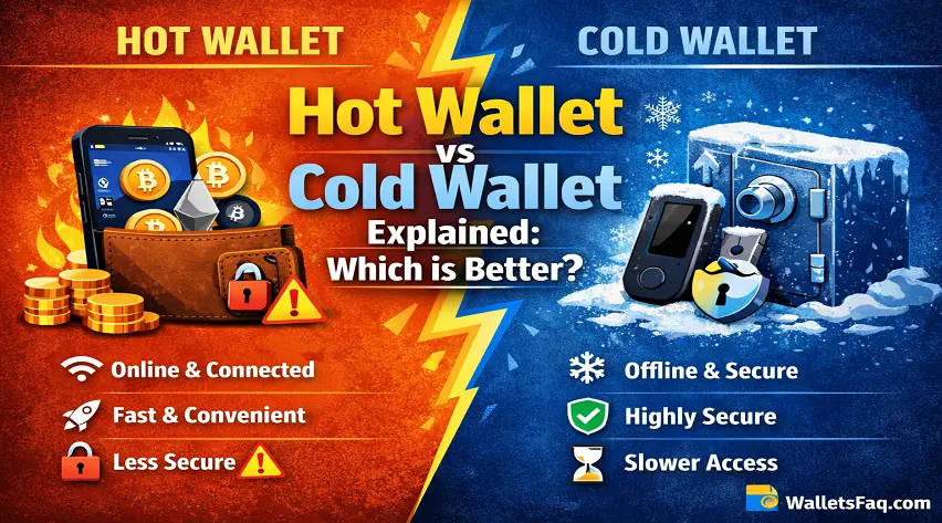 Hot wallet vs cold wallet