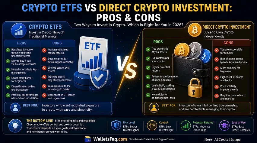 Crypto ETFs vs Direct Crypto Investment