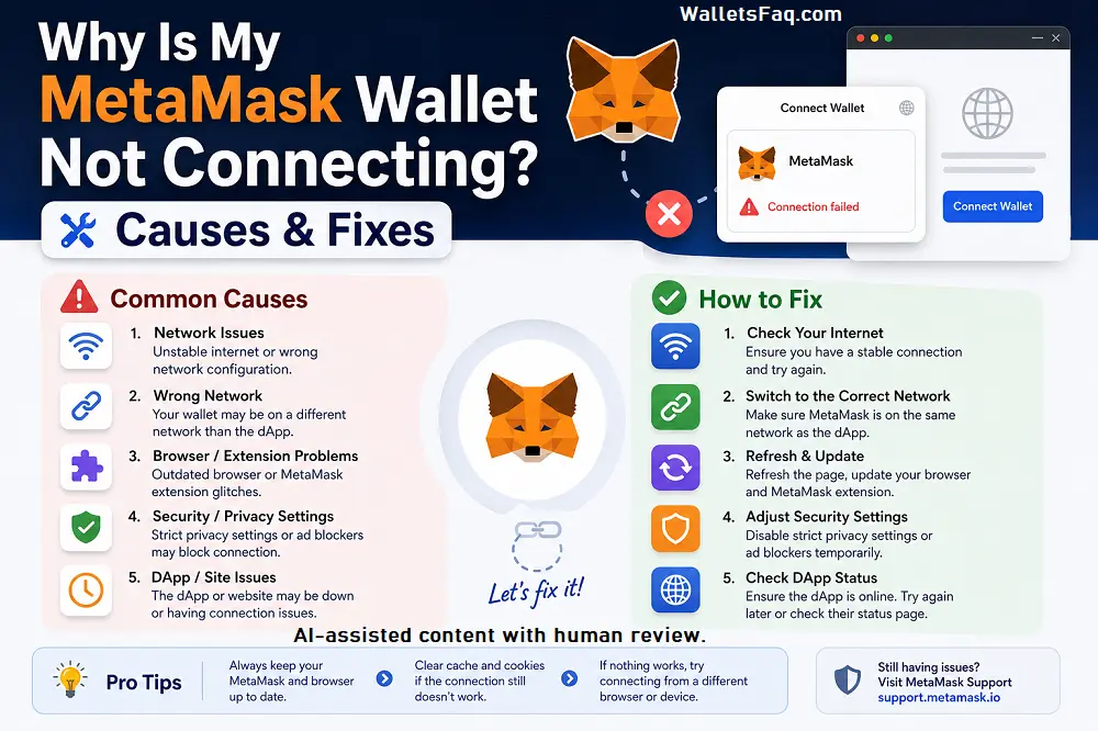 Fix MetaMask Wallet Not Connecting