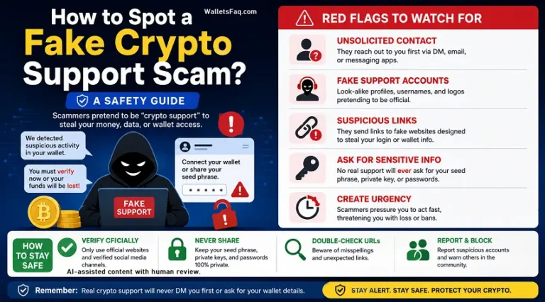 Spot a Fake Crypto Support Scam