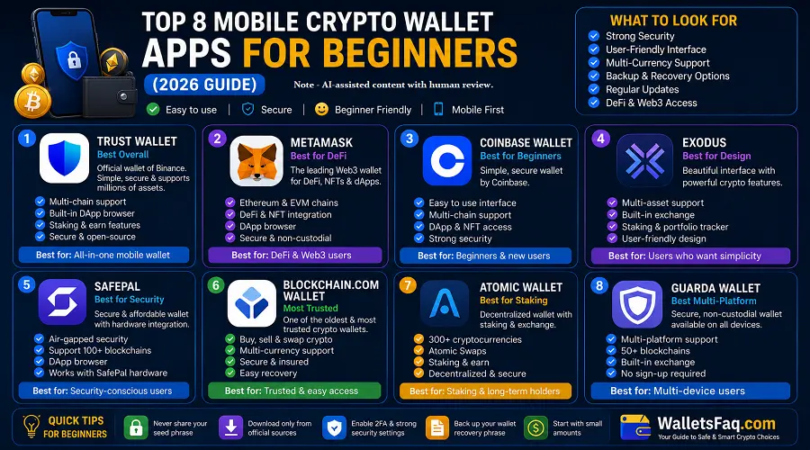 top mobile crypto wallet apps